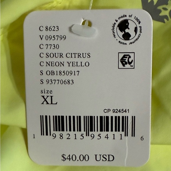 FP Movement Free People Shorts Sour Citrus Neon Yellow  NWT - Picture 3 of 6